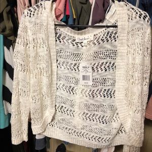 NWT Pointelle Cardigan